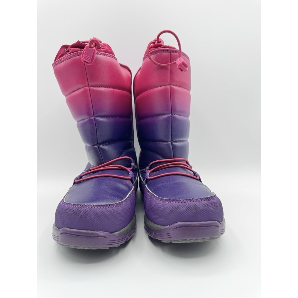 LANDS END | Snow Flurry Insulated Snow Boots | Pink Purple Ombre Toddler Sz 3 M